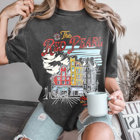 FBAA The Red Pearl Comfort Color shirt, From Blood And Ash, Casteel Da'Neer, Poppy Balfour, JLA bookish gift, Masadonia Solis Atlania Gift