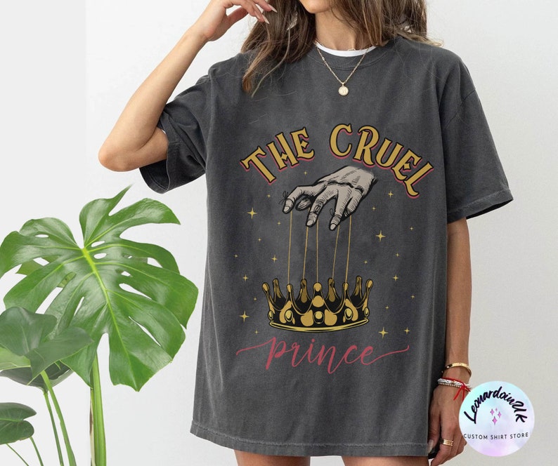 The Cruel Prince Comfort color shirt, The Folk of the Air shirt, Cardan Greenbriar Shirt, Jude and Cardan Shirt, Bookish Gift