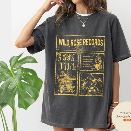Wild Love Comfort Color shirt, Rose Hill, Elsie Silver, Book shirt , Bookish merch