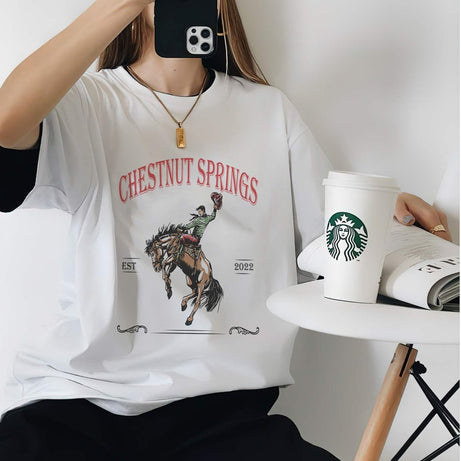 Chestnut Springs Series Comfort Color shirt, Licensed Elsie Silver Merch, Book Merch, Book shirt, Cowboy Romance Merch