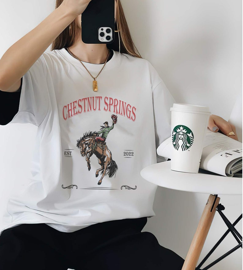 Chestnut Springs Series Comfort Color shirt, Licensed Elsie Silver Merch, Book Merch, Book shirt, Cowboy Romance Merch