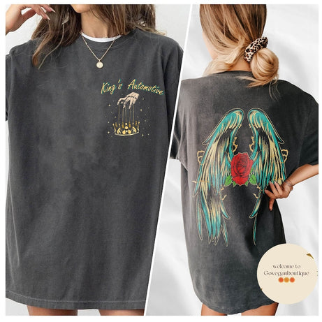 Ravenhood Series Comfort colors shirt, King Automotive, Ravenhood Wing, Rainy Days Quote, Cozy Bookish shirt