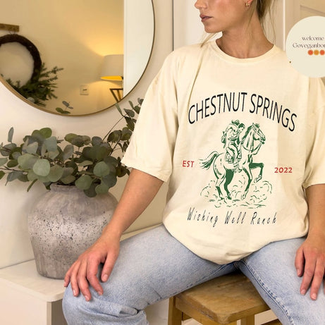 Chestnut Springs Comfort Colors Shirt, Wishing Well Ranch Shirt, Cowboy Romance, Elsie Silver, Western Romance, Bookish Shirt, Book Lover
