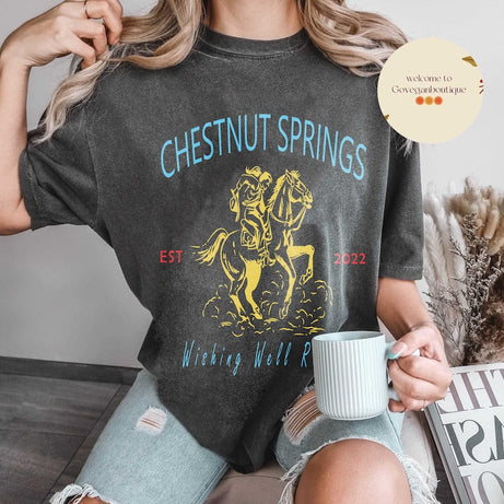 Chestnut Springs Comfort Colors Shirt, Wishing Well Ranch Shirt, Cowboy Romance, Elsie Silver, Western Romance, Bookish Shirt, Book Lover