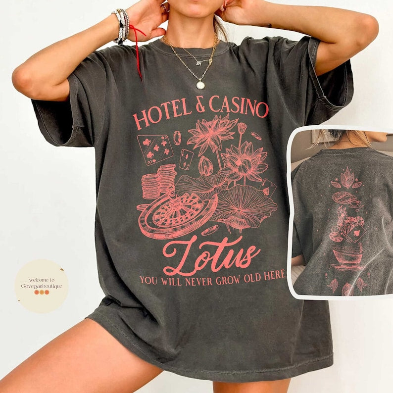 Lotus Hotel & Casino Comfort Color shirt, Percy Jackson and the Olympians Shirt, Percy Jackson quotes shirt, bookish shirt