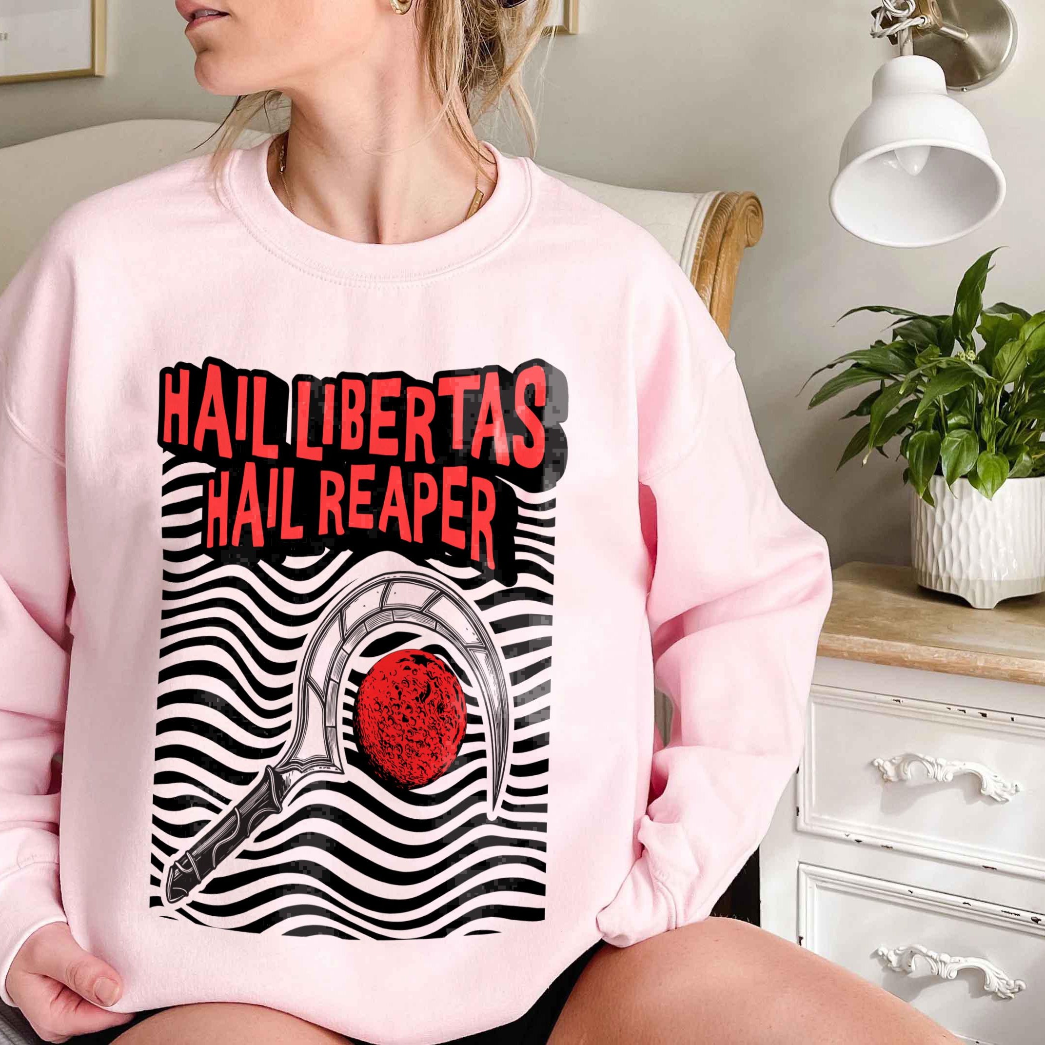 Red Rising Hoodie, Hail Libertas Hail Reaper, Vintage Shirt