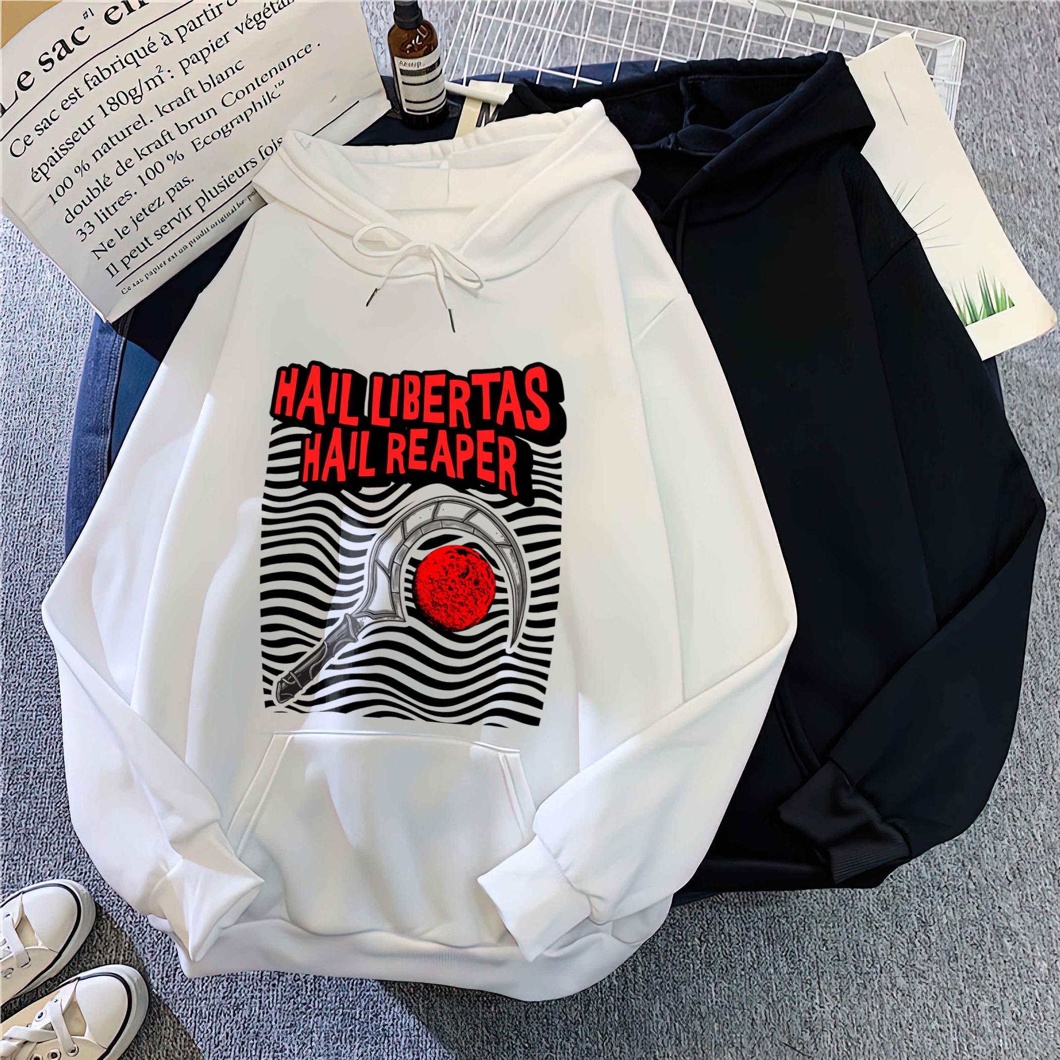 Red Rising Hoodie, Hail Libertas Hail Reaper, Vintage Shirt