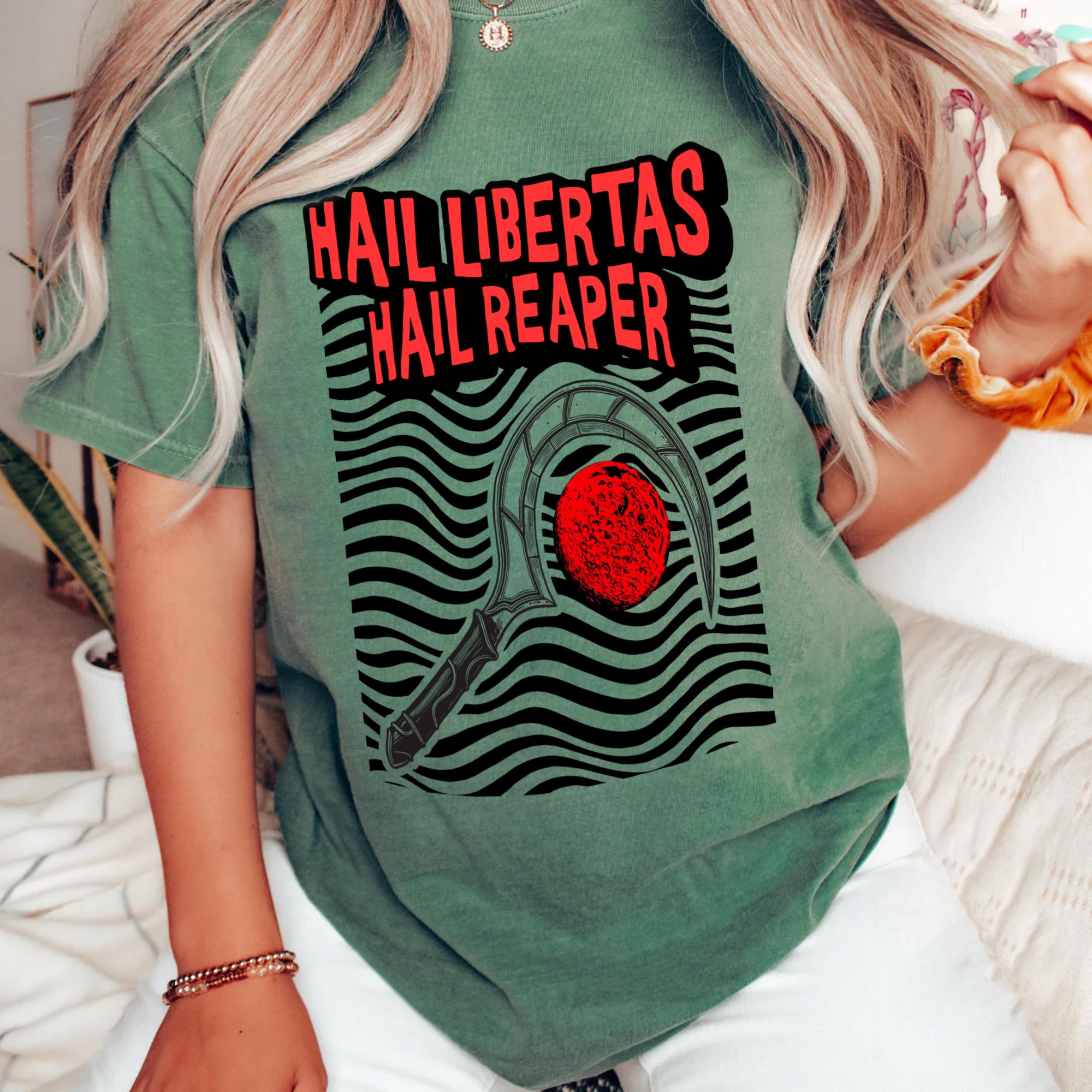 Red Rising Comfort Colors Shirt, Hail Libertas Hail Reaper, Vintage T-shirt