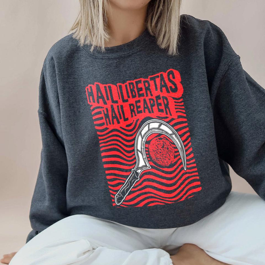 Red Rising Hoodie, Hail Libertas Hail Reaper, Vintage Shirt