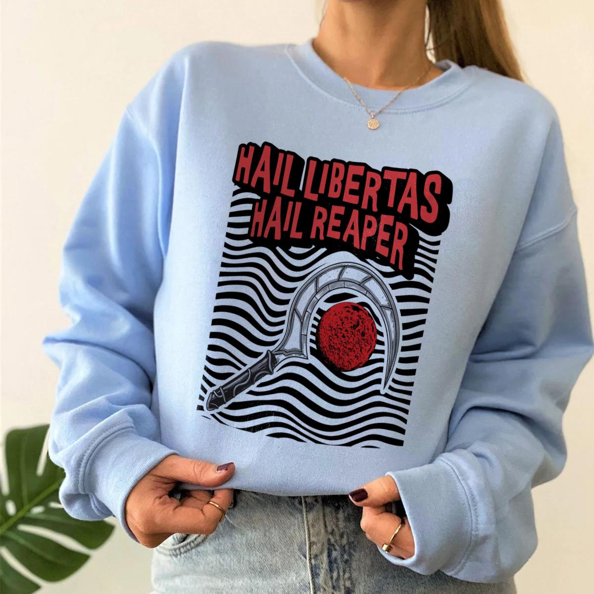 Red Rising Hoodie, Hail Libertas Hail Reaper, Vintage Shirt